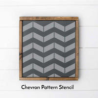 WallCutz Stencil Chevron Pattern Stencil