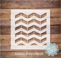 WallCutz Stencil Chevron Pattern Stencil