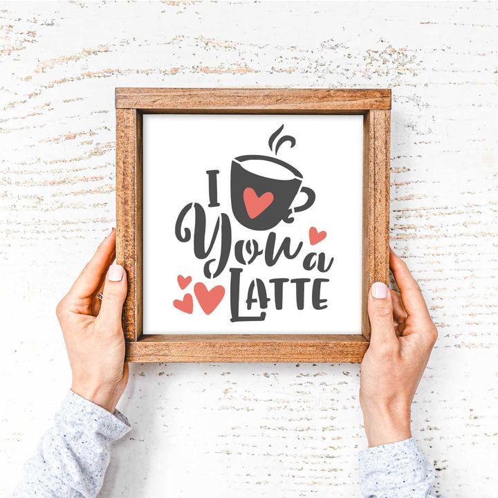 WallCutz  Coffee Stencil Bundle / 8 pack Stencil