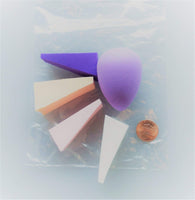 WallCutz Stencil Cosmetic Sponge multi-pack / Stenciling sponges