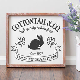 WallCutz Stencil Cottontail Co Easter Stencil