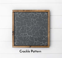 WallCutz Stencil Crackle / Distressed Pattern Stencil