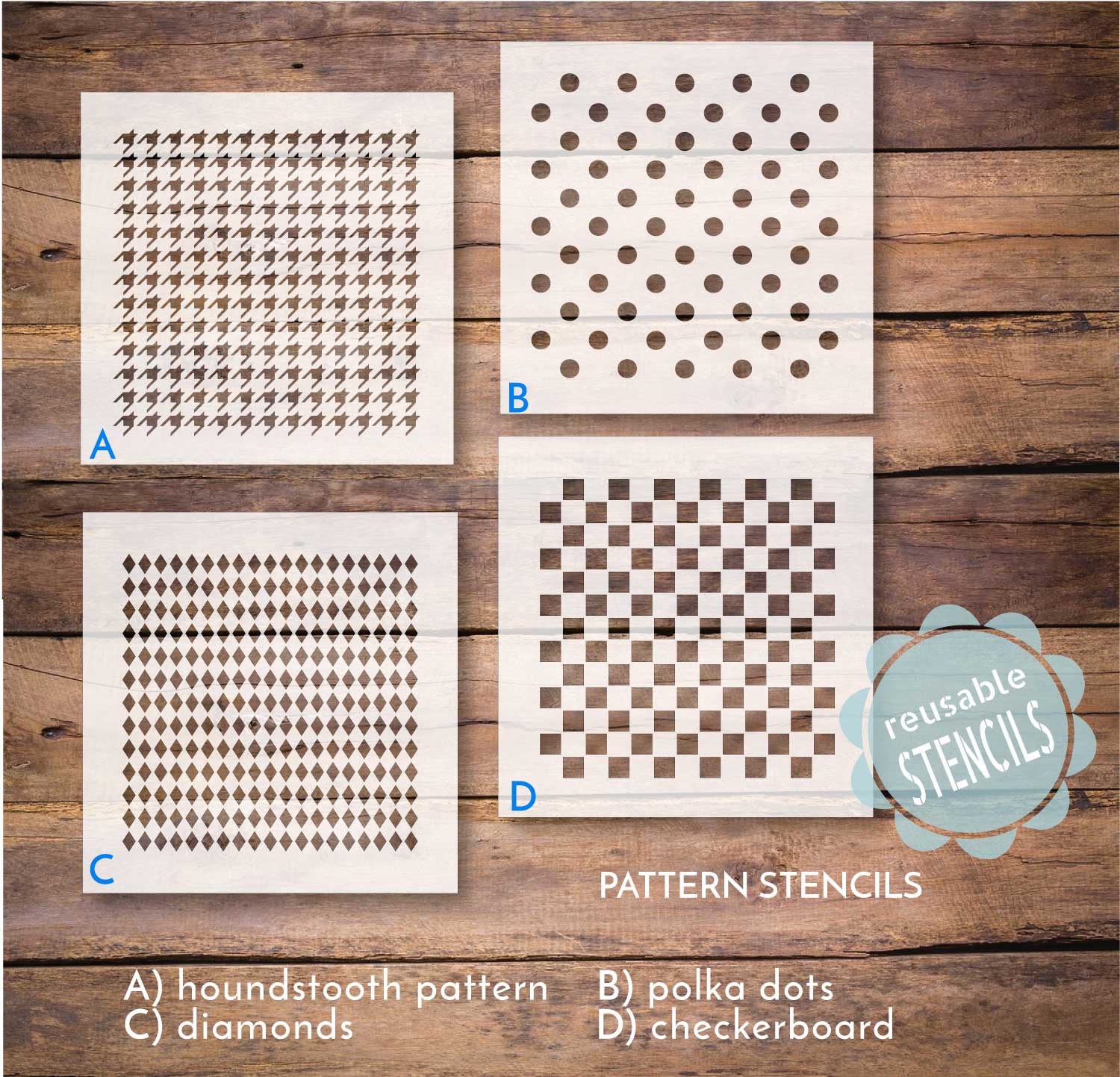 Polka Dot Stencils - Circle Wall Stencils