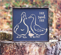 WallCutz Stencil Duck family stencils