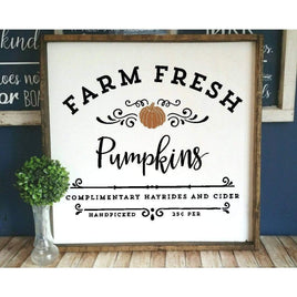 WallCutz Stencil Farm Fresh Pumpkins Stencil