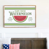 WallCutz Stencil Farm Fresh Watermelon / Summer Stencil