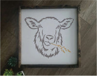 WallCutz Stencil Farm Sheep stencil