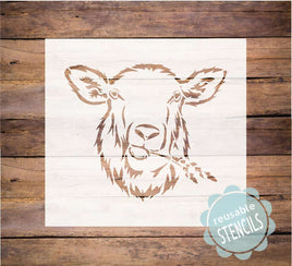 WallCutz Stencil 18"(h) x 22"(w) Farm Sheep stencil