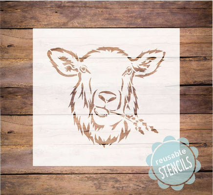 WallCutz Stencil 18"(h) x 22"(w) Farm Sheep stencil