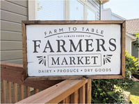 WallCutz Stencil Farmers market stencil