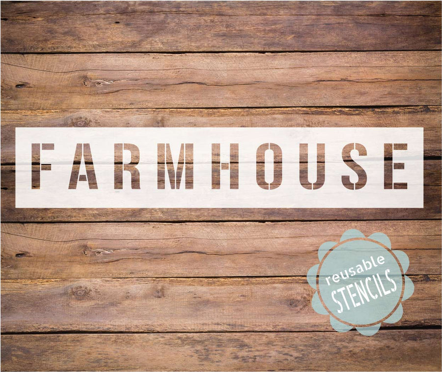 Farmhouse Stencil WallCutz Crafts