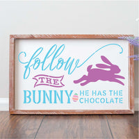 WallCutz Stencil Follow the Bunny Easter Stencil
