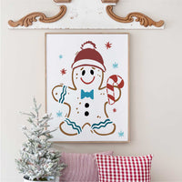 WallCutz Stencil Gingerbread Man / Christmas Stencil wallcutz