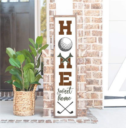 WallCutz Stencil GOLF porch stencil - Home Sweet Home