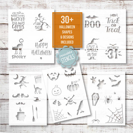 WallCutz Stencil Halloween Stencil Bundle