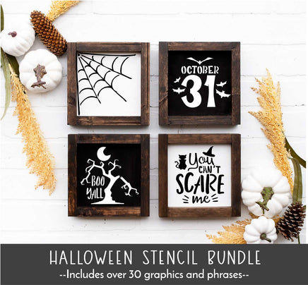 WallCutz Stencil Halloween Stencil Bundle