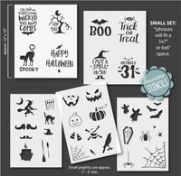 WallCutz Stencil Halloween Stencil Bundle