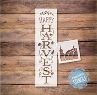 WallCutz Stencil Happy Harvest / Fall Porch Stencil
