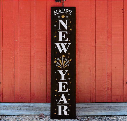 WallCutz Stencil Happy New Year / Porch Leaner stencil