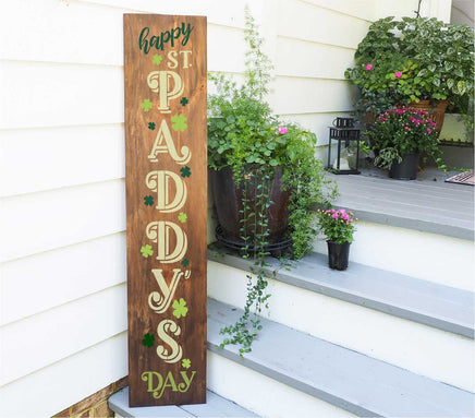 WallCutz Stencil Happy St. Paddy's Day / St. Patricks Day Porch Stencil