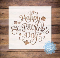 WallCutz Stencil Happy St. Patrick's Day stencil