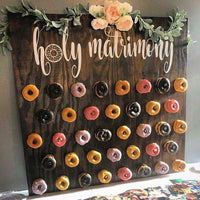 WallCutz Stencil Holy Matrimony - Donut board stencil