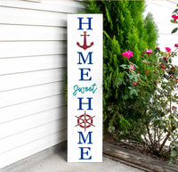 WallCutz Stencil Home Sweet Home Nautical Porch Stencil