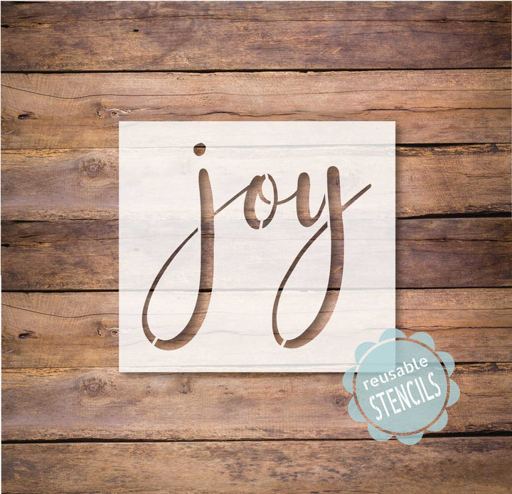 WallCutz  JOY / Christmas Stencil Stencil