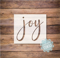 WallCutz Stencil JOY / Christmas Stencil
