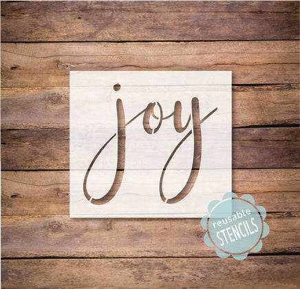 WallCutz Stencil JOY / Christmas Stencil