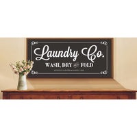 WallCutz Stencil Laundry Co. Stencil