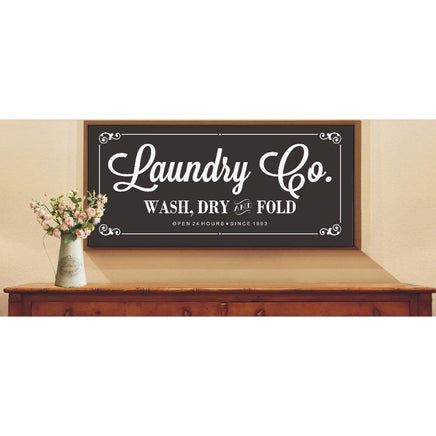 WallCutz Stencil Laundry Co. Stencil