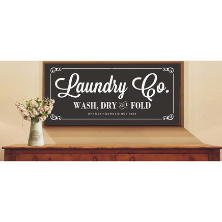 WallCutz Stencil Laundry Co. Stencil