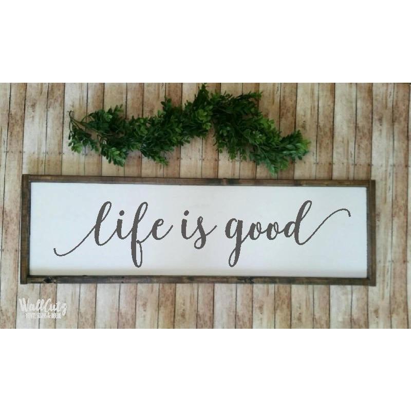 Life Stencil WallCutz Crafts