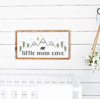 WallCutz Stencil Little Man Cave / Nursery Stencil wallcutz