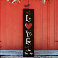 WallCutz Stencil Love Is In The Air / Valentine Porch Stencil
