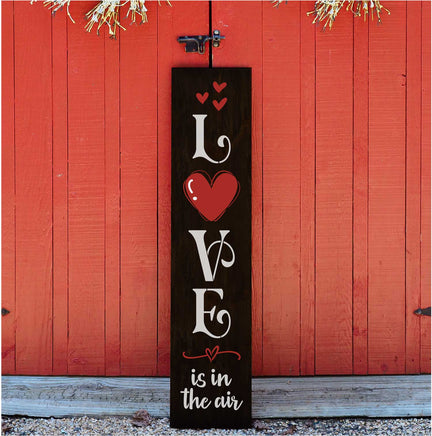 WallCutz Stencil Love Is In The Air / Valentine Porch Stencil