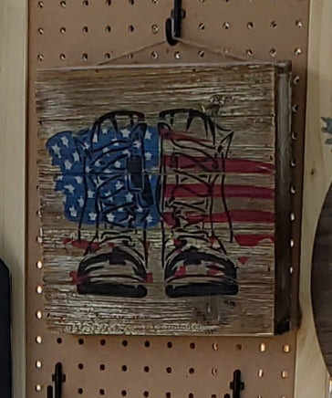 WallCutz Stencil Military Combat Boots