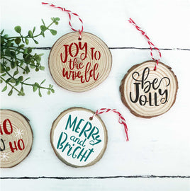 WallCutz Stencil Set of 12 / Set (A) holiday phrase Mini Stencil Pack (B)  / holiday phrases (12)