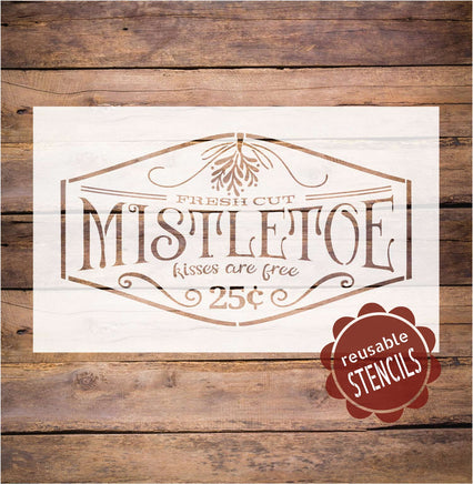 WallCutz Stencil Mistletoe Christmas stencil