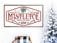 WallCutz Stencil Mistletoe Christmas stencil