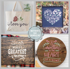 WallCutz Stencil Bundle #2 - small Mother's Day Bundle #2