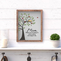 WallCutz Stencil Mother's Day Family Tree Stencil
