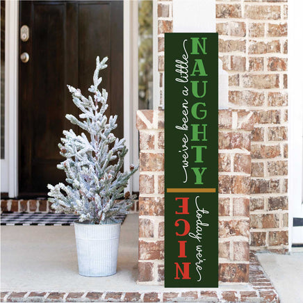 WallCutz Stencil Naughty or Nice / Porch Stencil wallcutz