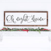 WallCutz Stencil Oh Night Divine Stencil - O Night Divine