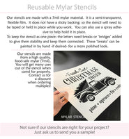 WallCutz Stencil Pledge of Allegiance - American Flag stencil