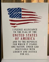 WallCutz Stencil Pledge of Allegiance Stencil