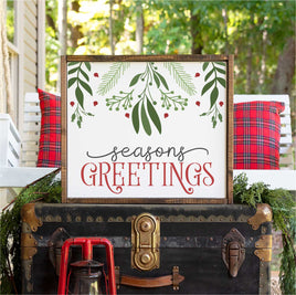 WallCutz Stencil Seasons Greetings / Hanging Branches Stencil