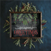 WallCutz Stencil Seasons Greetings / Hanging Branches Stencil