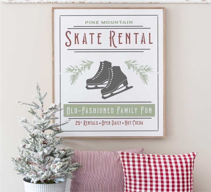 WallCutz  Skate Rental / Vintage Skate Stencil Stencil